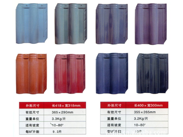 陶（táo）瓷彩瓦