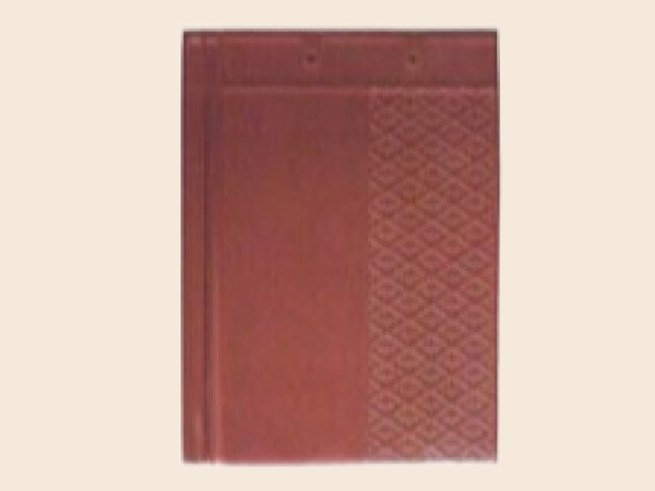 半網格石板瓦（橘紅）