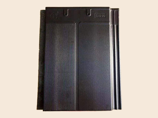 半拉（lā）絲是石板（bǎn）瓦（啞光黑）